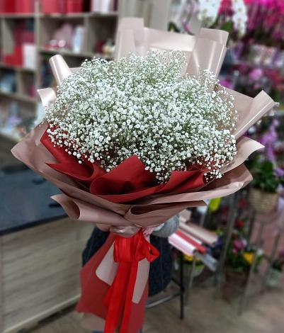 Букет цветов из: Гипсофила в Сельниково