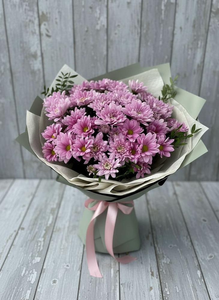 Букет цветов из: Хризантемы в Сельниково