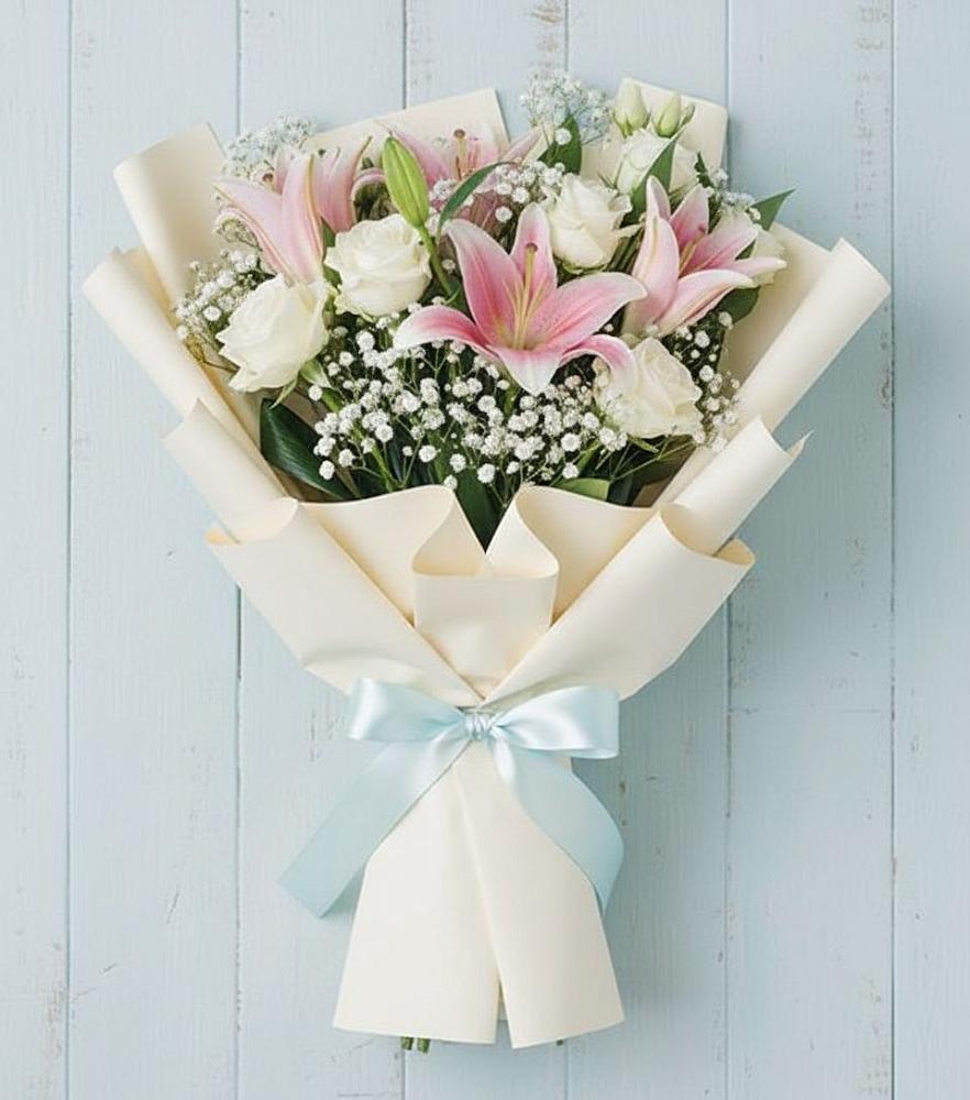 Букет цветов из: Лилии в Сельниково