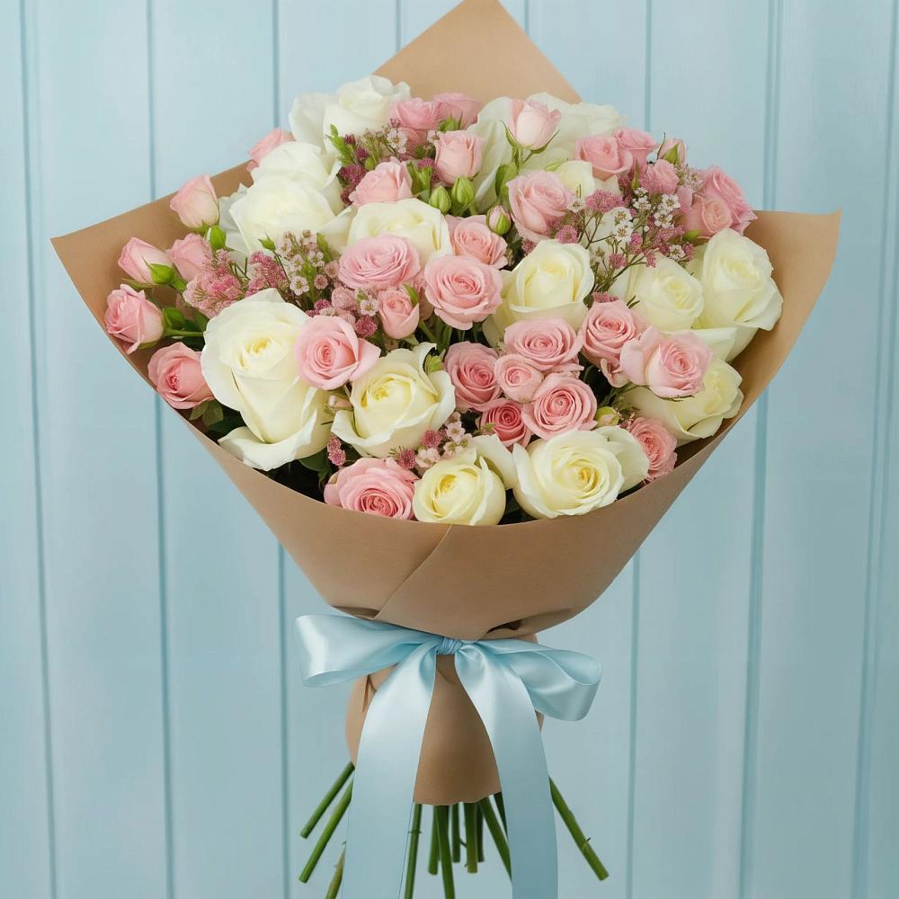 Букет цветов из: Розы в Сельниково