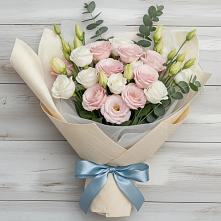 Букет цветов из:  Лизиантусы в Сельниково