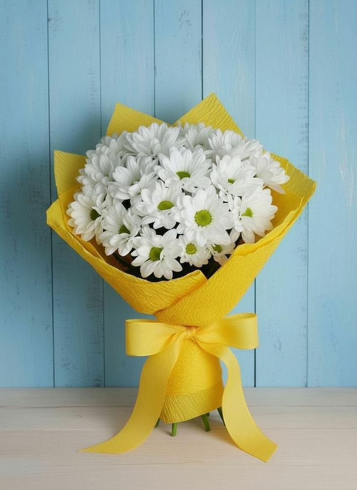 Букет цветов из: Хризантемы в Сельниково