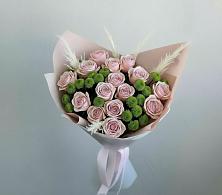 Букет цветов из:  Розы и Хризантемы в Сельниково