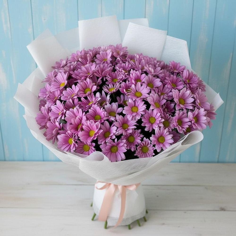 Букет цветов из: Хризантемы в Сельниково