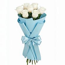 Букет 7 белых роз Проуд #REPLACE_PRED# Сельниково