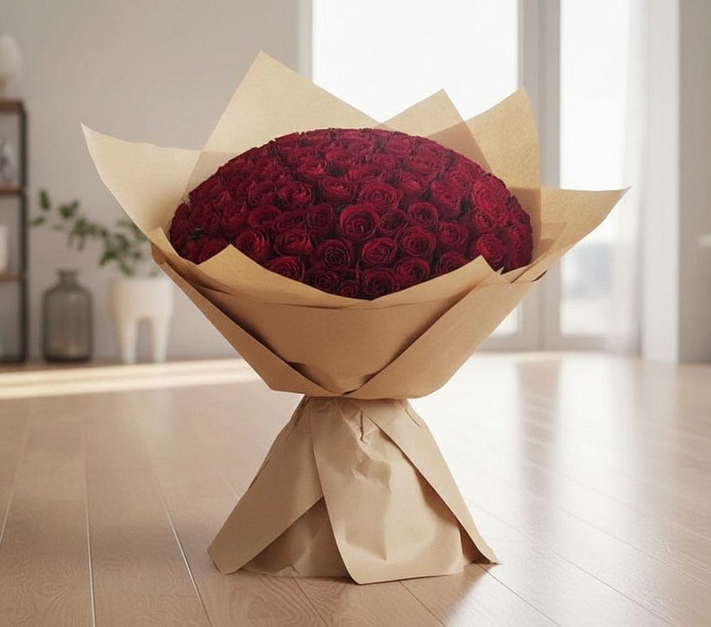 Букет 101 Красная роза в Сельниково