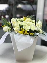 Цветочная композиция из Розы  в Сельниково